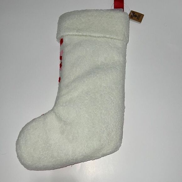 NEW Victoria’s Secret PINK Sherpa Christmas Holiday Stocking LIMITED EDITION - Picture 4 of 6